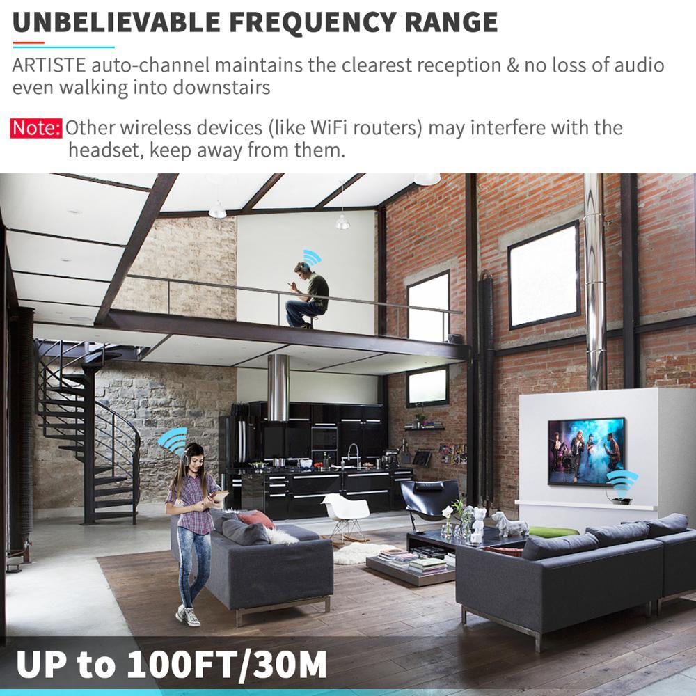TV Wireless On-Ear Bass Headphones – Draadloos TV Headset met Diepe Bass