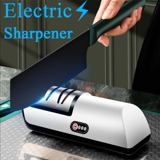 USB Oplaadbare Elektrische Messenslijper | Automatisch & Verstelbaar • Voor Messen, Scharen & Keukentools