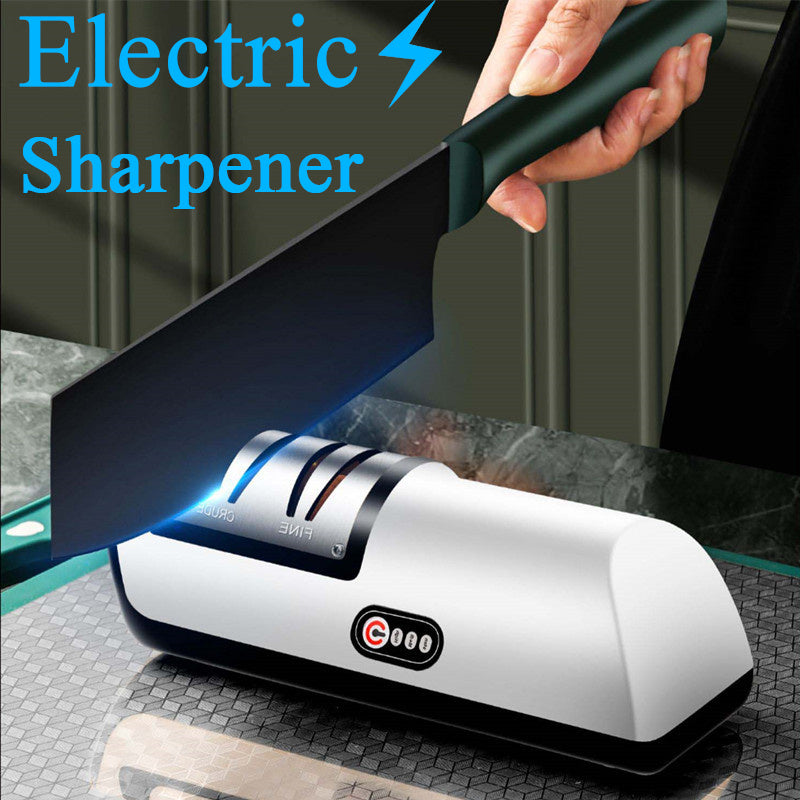 USB Oplaadbare Elektrische Messenslijper | Automatisch & Verstelbaar • Voor Messen, Scharen & Keukentools