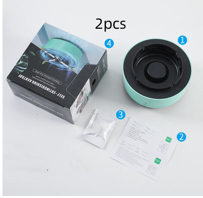 Smoke Removal Ashtray met Luchtreiniger | • Stil Design • Portable Auto & Thuis
