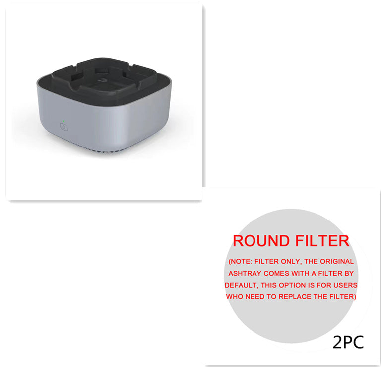 Smoke Removal Ashtray met Luchtreiniger | • Stil Design • Portable Auto & Thuis