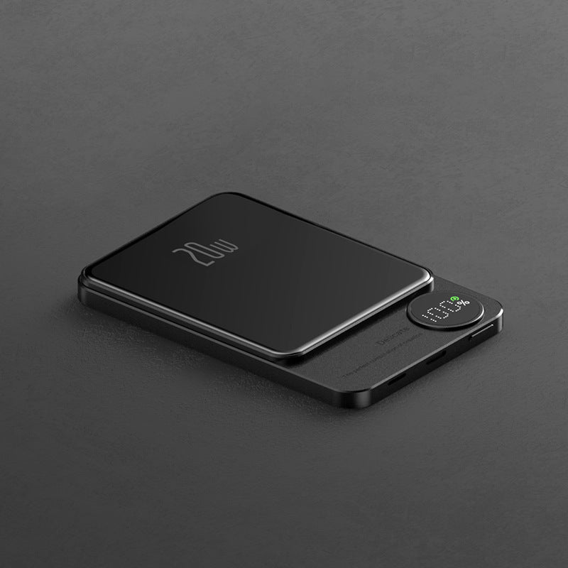 MagSafe Draadloze Powerbank | Magnetische 5000mAh / 10000mAh Externe Batterij • 15W Wireless Charging
