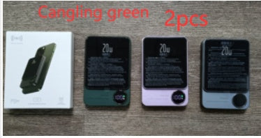 MagSafe Draadloze Powerbank | Magnetische 5000mAh / 10000mAh Externe Batterij • 15W Wireless Charging