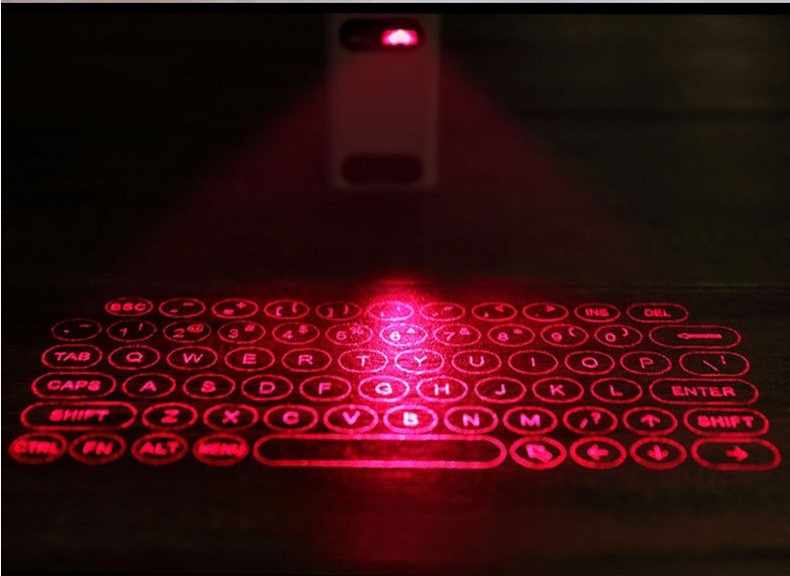 Leing FST Draadloze Laserprojectie-toetsenbord Met Muisfunctie – Bluetooth & Powerbank